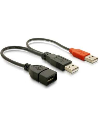 Sdoppiatore Usb "A" Femmina - 2 X "A" Maschio 22,5 Cm