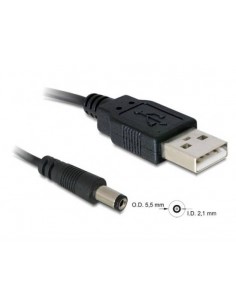 Cavo Alimentazione Usb Connettore Dc 5.5 X 2.1 Mm Mt 1