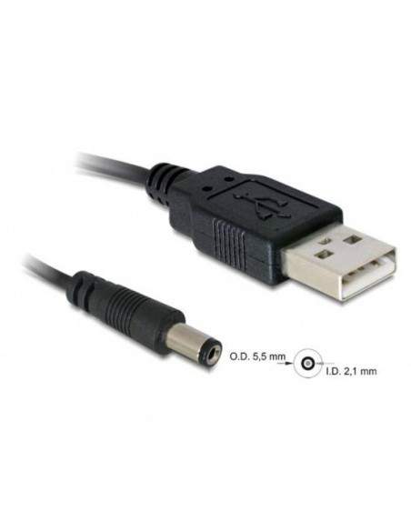 Cavo Alimentazione Usb Connettore Dc 5.5 X 2.1 Mm Mt 1