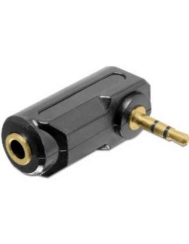 Adattatore Audio Stereo 3,5Mm M Poli Femmina - Maschio Angolato