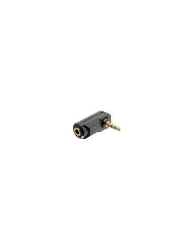 Adattatore Audio Stereo 3,5Mm M Poli Femmina - Maschio Angolato