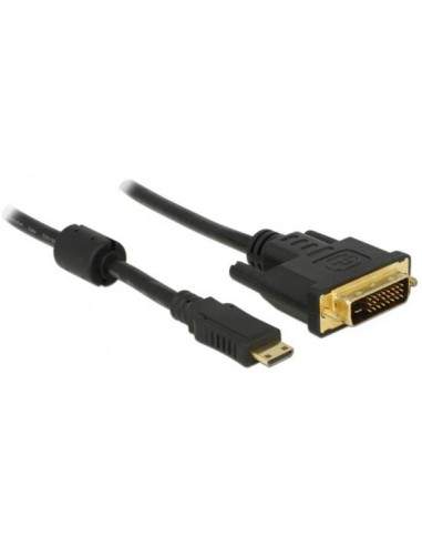 Cavo Mini Hdmi C Maschio - Dvi 24+1 Maschio Mt 2