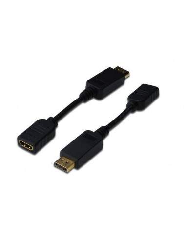 Cavo Adattatore Displayport Connettori Dp Maschio - Hdmi Femmina Cm. 15 Doppia Schermatura