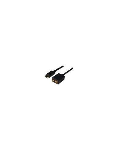 Cavo Adattatore Displayport Dp 1.2 Maschio - Vga 15 Poli Femmina Cm 15