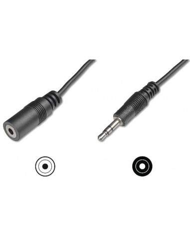 Cavo Stereo 3.5 Mm. Prolunga Scheda Audio Per Cuffie/Casse Maschio/Femmina Mt. 2,5