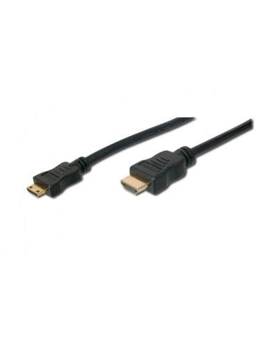 Cavo Di Connessione Con Connettori Hdmi Tipo "A" (19 Poli) /Mini Hdmi Maschio - Lunghezza Mt. 3