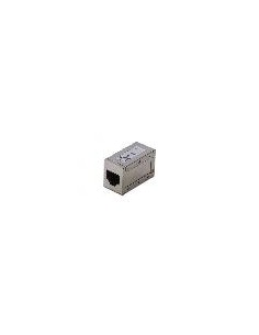 Adattatore Passante Con 2 Connettori Rj45 - 8P8C Schermato Femmina/Femmina Cat.6 2