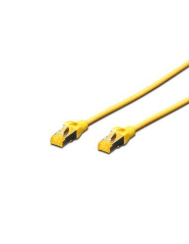 Cavo Rete S-Ftp Cat.6A Doppia Schermatura Lsoh Colore Giallo Mt. 5