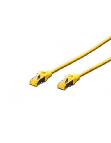 Cavo Rete S-Ftp Cat.6A Doppia Schermatura Lsoh Colore Giallo Mt. 7