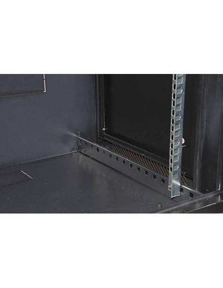 Armadio 9 Unita' Da Muro Per Reti (A)505 X (L)600 X (P) 450 Mm Colore Nero