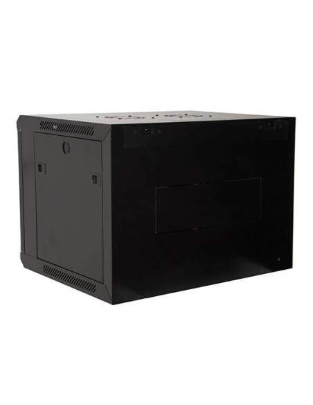 Armadio 9 Unita' Da Muro Per Reti (A)505 X (L)600 X (P) 450 Mm Colore Nero