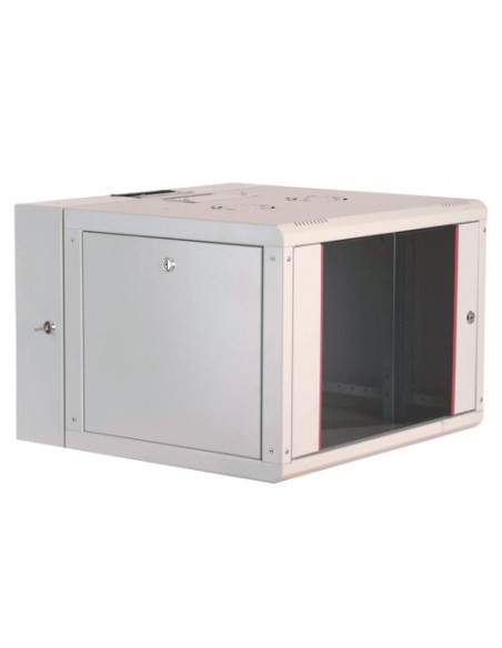 Armadio 16 Unita' Da Muro Linea Soho (A)802 X (L)600 X (P)610 Mm. Con Doppia Sezione Colore Grigio Chiaro Ral7035