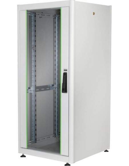 Armadio 22 Unitã€ 19" Per Reti Misure (A)1121 X (L)600 X (P)600 Mm. Colore Grigio Chiaro