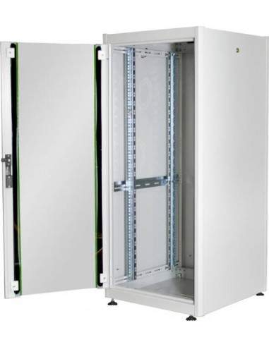 Armadio 22 Unitã€ 19" Per Reti Misure (A)1121 X (L)600 X (P)600 Mm. Colore Grigio Chiaro