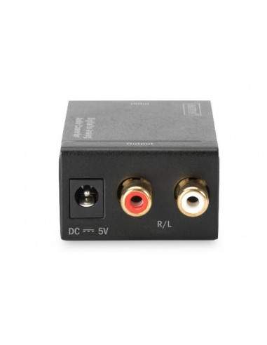 Convertitore Audio Digitale Toslink-Coassiale A Analogico Rca