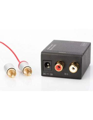 Convertitore Audio Digitale Toslink-Coassiale A Analogico Rca