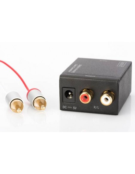 Convertitore Audio Digitale Toslink-Coassiale A Analogico Rca