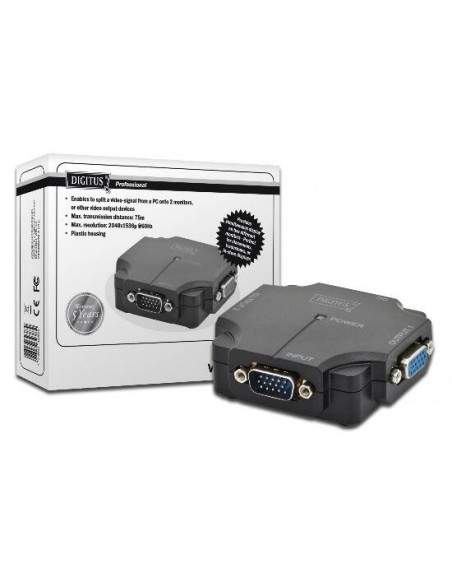 Video Splitter Compatto Per 2 Monitor Vga
