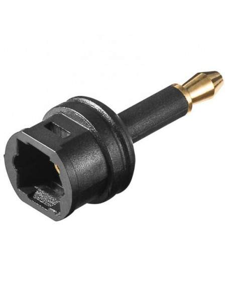 Adattatore Audio Toslink Femmina - 3,5Mm. Mini Jack Maschio Adattatore Audio Toslink Femmina - 3,5Mm. Mini Jack Maschio