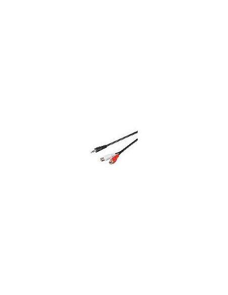 Adattatore Sdoppiatore Audio Stereo 3,5Mm Maschio - 2Xrca Femmina Mt. 1,50