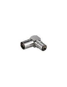 Adattatore Iec Coassiale Maschio/Femmina 90° 2