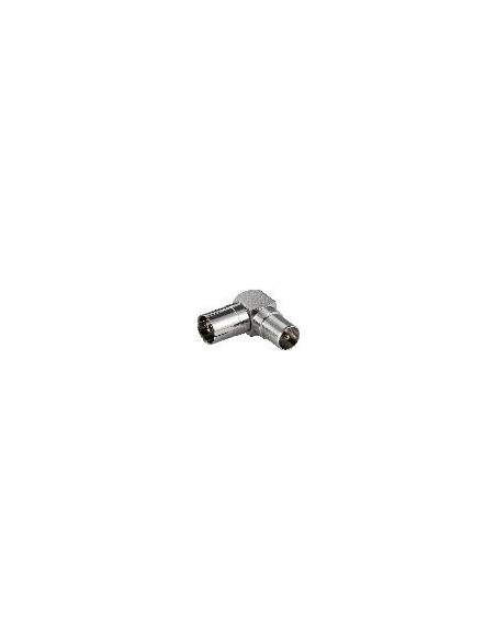 Adattatore Iec Coassiale Maschio/Femmina 90° Adattatore Iec Coassiale Maschio/Femmina 90°