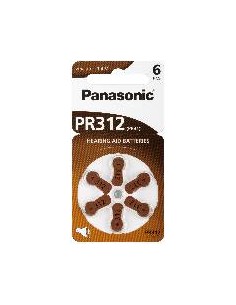 Confezione 6 Pile A Bottone 1,4 Volt Zinco Pr41 (Pr312) 2