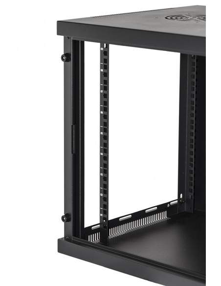 Armadio Rack 19" 9 Unita' Da Muro Per Reti (A)485 X (L)540 X (P) 450 Mm Colore Nero