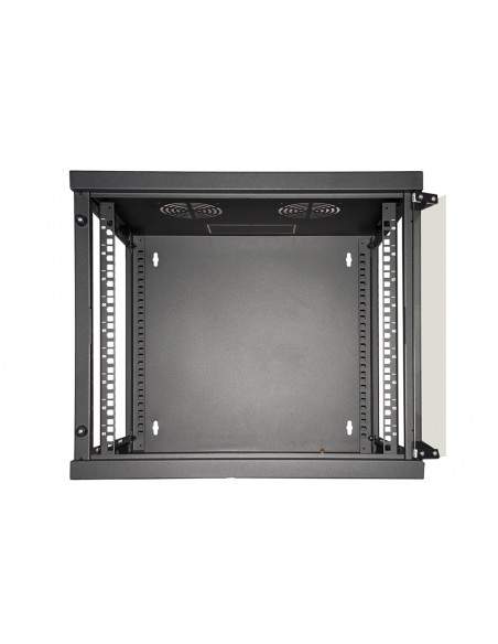 Armadio Rack 19" 9 Unita' Da Muro Per Reti (A)485 X (L)540 X (P) 450 Mm Colore Nero