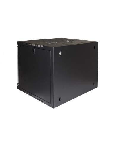 Armadio Rack 19" 9 Unita' Da Muro Per Reti (A)485 X (L)540 X (P) 450 Mm Colore Nero
