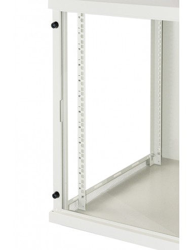 Armadio Rack 19" 12 Unita' Da Muro (A)620X (L)540 X Profondita' 600 Mm. Colore Grigio Chiaro