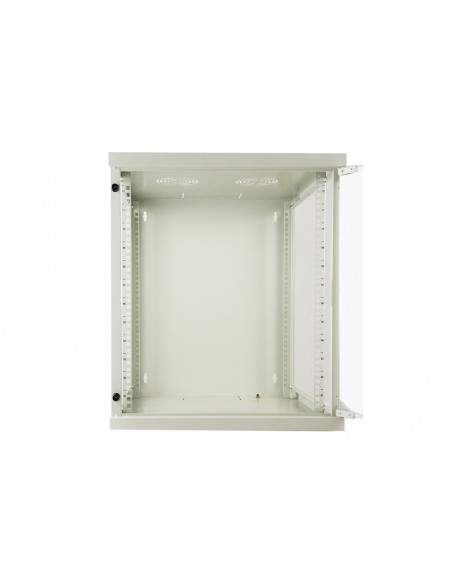 Armadio Rack 19" 12 Unita' Da Muro (A)620X (L)540 X Profondita' 600 Mm. Colore Grigio Chiaro