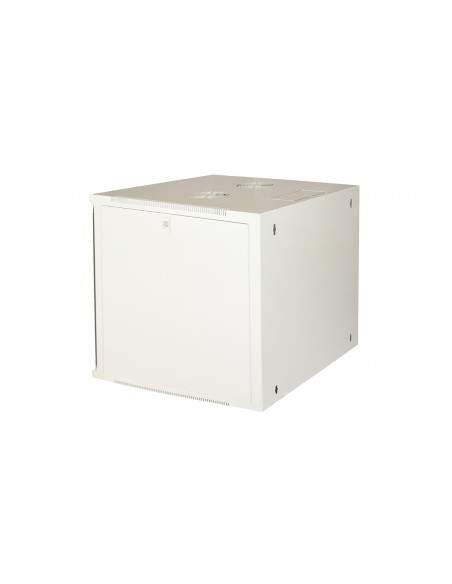 Armadio Rack 19" 12 Unita' Da Muro (A)620X (L)540 X Profondita' 600 Mm. Colore Grigio Chiaro