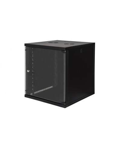 Armadio Rack 19" 12 Unita' Da Muro (A)620X (L)540 X Profondita' 600 Mm. Colore Nero