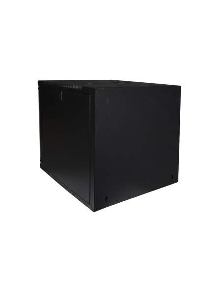 Armadio Rack 19" 12 Unita' Da Muro (A)620X (L)540 X Profondita' 600 Mm. Colore Nero