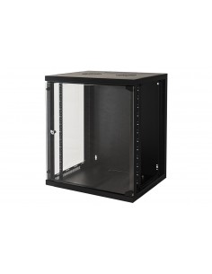 Armadio Rack 19" 12 Unita' Da Muro Per Reti (A)620 X (L)540 X (P) 450 Mm Colore Nero 2