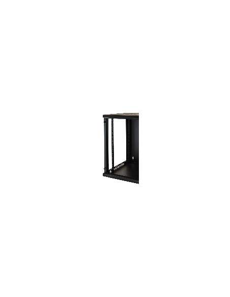 Armadio Rack 19" 12 Unita' Da Muro Per Reti (A)620 X (L)540 X (P) 450 Mm Colore Nero