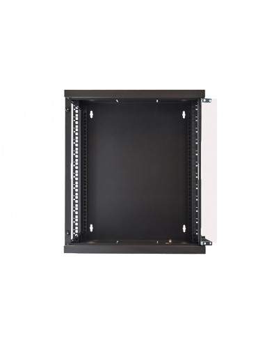 Armadio Rack 19" 12 Unita' Da Muro Per Reti (A)620 X (L)540 X (P) 450 Mm Colore Nero