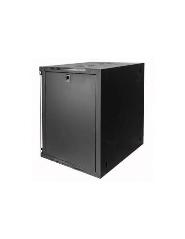 Armadio Rack 19" 12 Unita' Da Muro Per Reti (A)620 X (L)540 X (P) 450 Mm Colore Nero