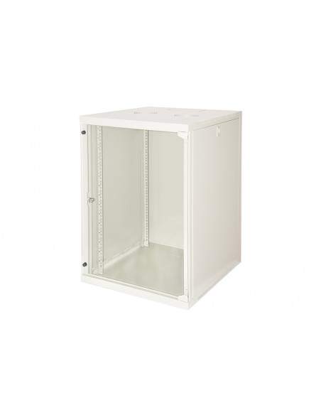 Armadio Rack 19" 15 Unita' Da Muro (A)750X (L)540 X Profondita' 600 Mm. Colore Grigio Chiaro