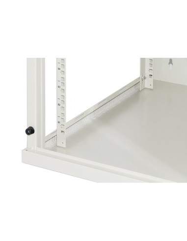 Armadio Rack 19" 15 Unita' Da Muro (A)750X (L)540 X Profondita' 600 Mm. Colore Grigio Chiaro