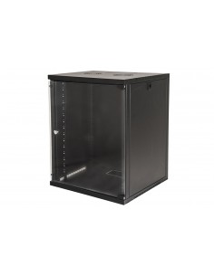 Armadio Rack 19" 15 Unita' Da Muro (A)750X (L)540 X Profondita' 600 Mm. Colore Nero
