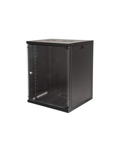 Armadio Rack 19" 15 Unita' Da Muro (A)750X (L)540 X Profondita' 600 Mm. Colore Nero