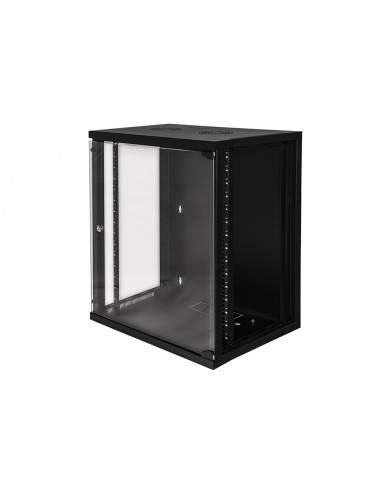 Armadio Rack 19" 15 Unita' Da Muro (A)750X (L)540 X Profondita' 600 Mm. Colore Nero