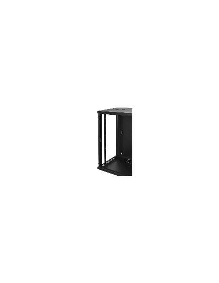 Armadio Rack 19" 15 Unita' Da Muro (A)750X (L)540 X Profondita' 600 Mm. Colore Nero