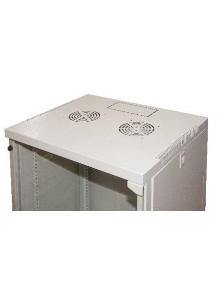 Armadio Rack 19" 15 Unita' Da Muro Per Reti (A)750 X (L)540 X (P) 450 Mm Colore Grigio