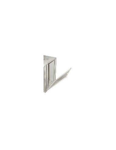 Armadio Rack 19" 15 Unita' Da Muro Per Reti (A)750 X (L)540 X (P) 450 Mm Colore Grigio