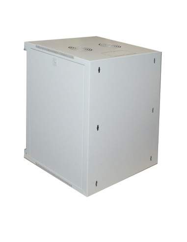 Armadio Rack 19" 15 Unita' Da Muro Per Reti (A)750 X (L)540 X (P) 450 Mm Colore Grigio