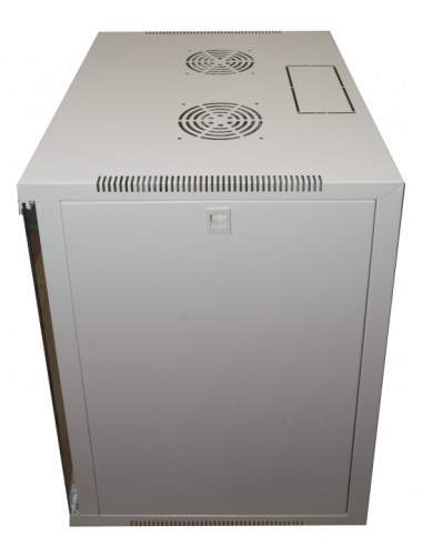 Armadio Rack 19" 15 Unita' Da Muro Per Reti (A)750 X (L)540 X (P) 450 Mm Colore Grigio