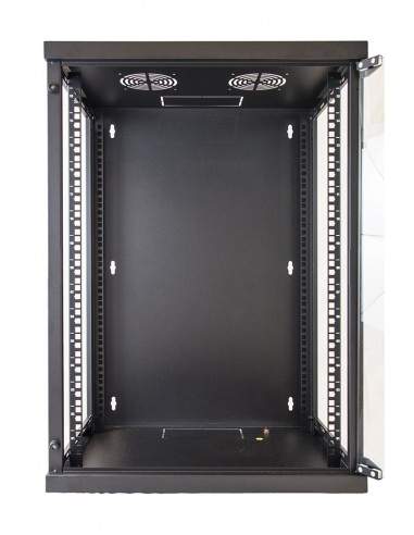Armadio Rack 19" 15 Unita' Da Muro Per Reti (A)750 X (L)540 X (P) 450 Mm Colore Nero